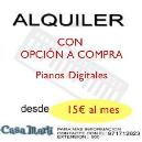ALQUILER PIANO DIGITAL con Opción a Compra