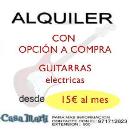 ALQUILER GUITARRA ELECTRICA con Opción a Compra