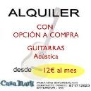 ALQUILER GUITARRA ACÚSTICA con Opción a Compra