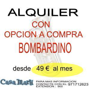 ALQUILER BOMBARDINO CON OPCION A COMPRA