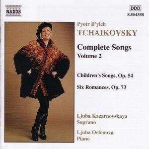CD TCHAIKOVSKY - CANCIONES COMPLETAS VOL.2