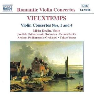 CD VIEUXTEMPS - CONCIERTOS PARA VIOLIN Nº1 Y Nº4