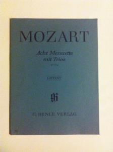 P MOZART 8 MINUETOS CON TRIOS KV315G