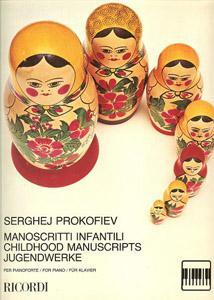 P PROKOFIEFF MANUSCRITOS INFANTILES *EN OFERTA*