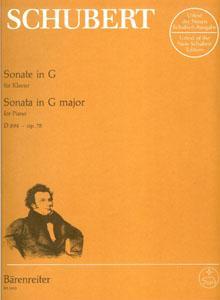 P SCHUBERT SONATA SOL M OP.78 D894