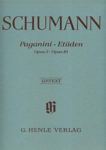 P SCHUMANN PAGANINI ESTUDIOS OP.3 OP.10
