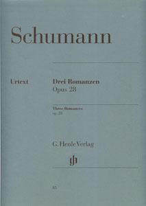 P SCHUMANN 3 ROMANZAS OP.28 