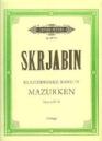 P SCRIABIN MAZURKAS VOL.4 OP.3,25,40