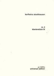 P STOCKHAUSEN ESTUDIO N.4