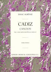 P ALBENIZ CADIZ SUITE ESPAÑOLA N.4 OP.47