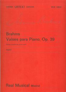 P BRAHMS VALSES OP.39
