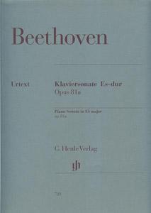 P BEETHOVEN SONATA MIb M OP.81a VERLAG