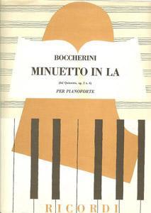P BOCCHERINI MINUETO EN LA OP.2 Nº 6