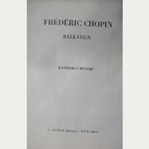 P CHOPIN BALADAS NOTAS ACLARATORIAS