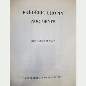 P CHOPIN NOCTURNOS NOTAS ACLARATORIAS