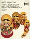 P KABALEVSKY VARIACIONES FACILES OP.51