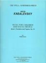 P KABALEVSKY PRELUDIOS OP.61