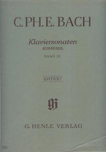 P BACH C.PH.E. SONATAS V.3