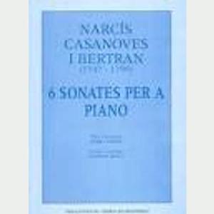 P CASANOVES 6 SONATAS PARA PIANO *OFERTA*