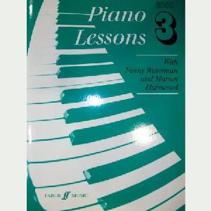 P WATERMAN/HAREWOOD PIANO LESSONS 3 * EN OFERTA *