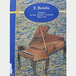 2P BENDA F.SONATA EN MI BEMOL PIANO DUET