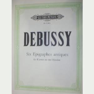 P4M DEBUSSY 6 EPIGRAFES ANTIGUOS