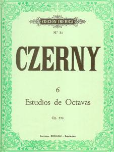 P CZERNY OP.553 6 ESTUDIOS OCTAVAS