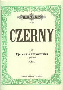 P CZERNY OP.261 125 EJERCICIOS ELEMENTALES