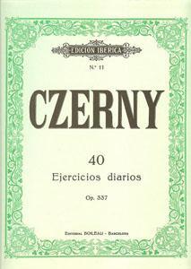 P CZERNY OP.337 40 EJERCICIOS DIARIOS