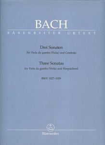 VAP BACH 3 SONATAS BWV 1027-1029 *OFERTA*