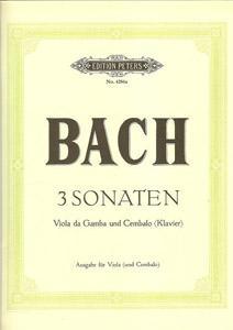 VAP BACH 3 SONATAS 1027-1029 VIOLA Y PIANO *OFERTA*