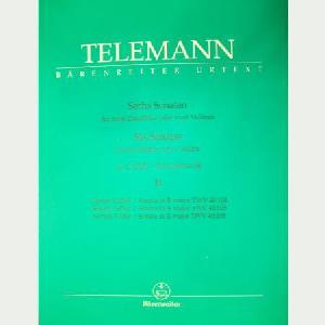 2FL (2V) TELEMANN 6 SONATAS OP.2 V.2 *OFERTA*