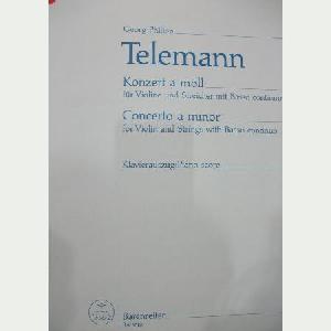 VP TELEMANN CONCIERTO LA m VIOLIN Y PIANO *OFERTA*