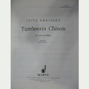 VP KREISLER TAMBOURIN CHINOIS OP.3