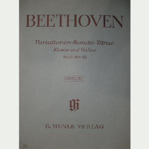VP BEETHOVEN VARIACIONES RONDO DANZAS