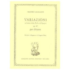 GUIT GIULIANI VARIACIONES FOLIA DI SPAGNA OP.45 *OFERTA*