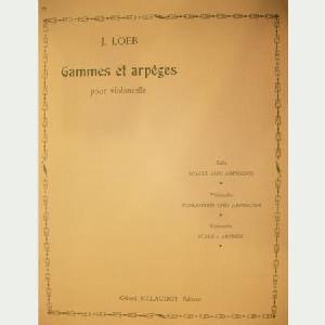 VC LOEB ESCALAS Y ARPEGIOS PARA VIOLONCELLO *OFERTA*