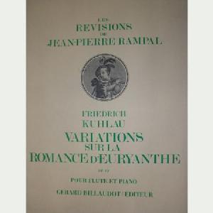 FLP KUHLAU VARIACIONES ROMANCE D'EURYANTHE *OFERTA*