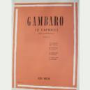 CL GAMBARO 12 CAPRICHOS PARA CLARINETE *OFERTA*