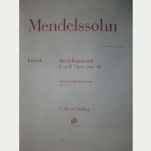 CAM MENDELSSOHN CUARTETO FA m OP.80  *OFERTA*