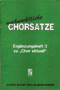 CR WEIHNACHTLICHE CHORSATZE (VILLANCICOS) *EN OFERTA*