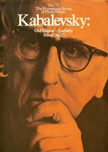 P KABALEVSKY OLD DANCE LULLABY OP.27
