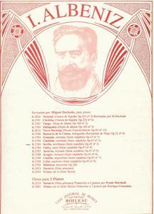 P ALBENIZ SEVILLA SEVILLANAS OP.47 Nº3