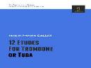 TB JACQUES GALLAY 12 ETUDES LE TROMBON