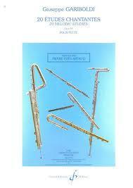 FL GARIBOLDI ETUDES CHANTANTES 20 OP.88