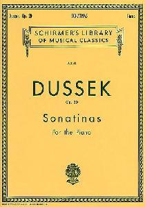 P DUSSEK 6 SONATINAS OP.20 SCHIRMER