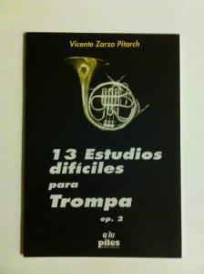 TPA ZARZO 13 ESTUDIOS DIFICILES OP.2