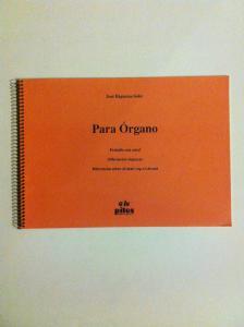 ORG JOSE BAGUENA TRES OBRAS PARA ORGANO